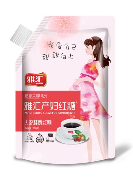 雅匯300g吸嘴袋紅糖-產婦紅糖